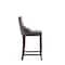 Manhattan Comfort Emperor Faux Leather Barstool in Pebble Grey- Set of 3 3-BS008-PE - alternate 2